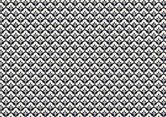 Scallop and Bud, Hudds - Roman Blind - Image 7